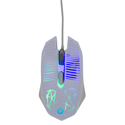 Miniatura 3 de Kit Teclado y Mouse Vortred Berry USB, Retroiluminado, Alámbrico, 3600 DPI, Blanco