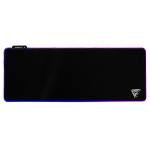 Mousepad Game Factor MPG500 LED Si, 800 mm, 400 mm, Negro