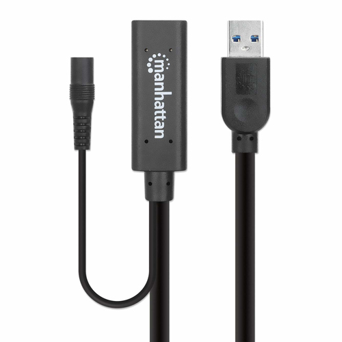 Miniatura 3 de EXTENSOR Manhattan 153768 15 m, USB A a USB A, 5000 Mbit/s, Negro