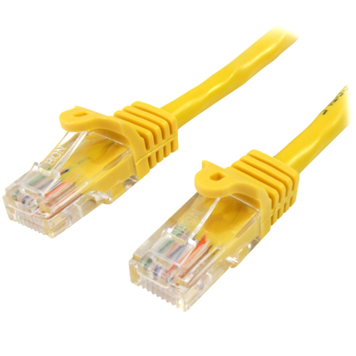 Patchcord StarTech.com Cat5e, 0.5 m, U/UTP (UTP), Amarillo