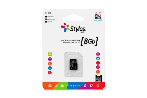 Miniatura 3 de Memoria Stylos STMSDS1B 8 GB, MicroSDHC, Clase 10