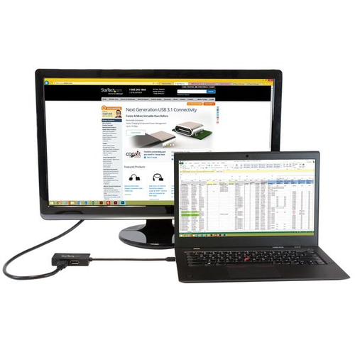 Miniatura 2 de Adaptador vídeo StarTech.com Mini DisplayPort a DisplayPort + DVI-D + HDMI, 0.15 m, Negro