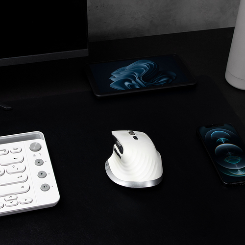 Miniatura 5 de Mouse Acteck Virtuos Pro MI780 Óptico, 8 Botones, 3200 DPI, RF inalámbrico + bluetooth, 10 m, Blanco