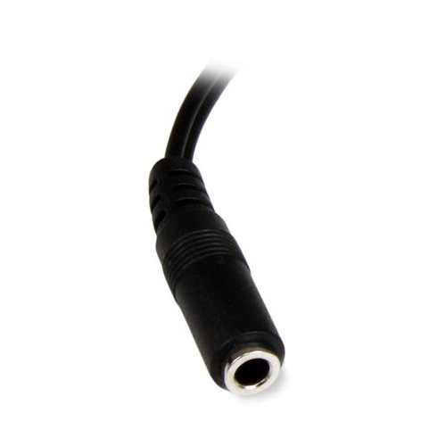 Miniatura 5 de Cable de audio StarTech.com 0.152m 3.5mm - 2xRCA m/f 3,5mm a 2 x RCA, 0.152 m, Negro