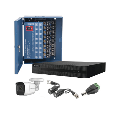 Kit videovigilancia Epcom KESTX8T16BGP/A 18 canales, cámara 1920 x 1080, Bala (forma), IP66