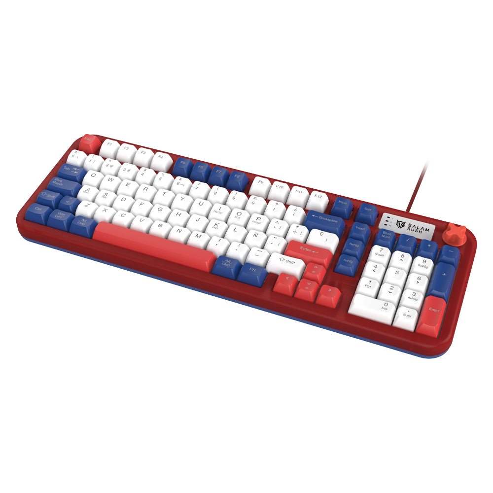 Miniatura 3 de Teclado Gamer Ala?mbrico WARSTRIKE GUNDA KG500G Balam Rush