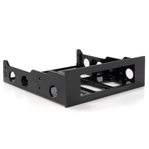 Bracket StarTech.com Panel embellecedor frontal 5.25" a 3.5", Plástico, Negro