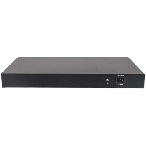 Miniatura 2 de Switch Intellinet Gestionado, RJ-45 24, Gigabit Ethernet (10/100/1000), Negro