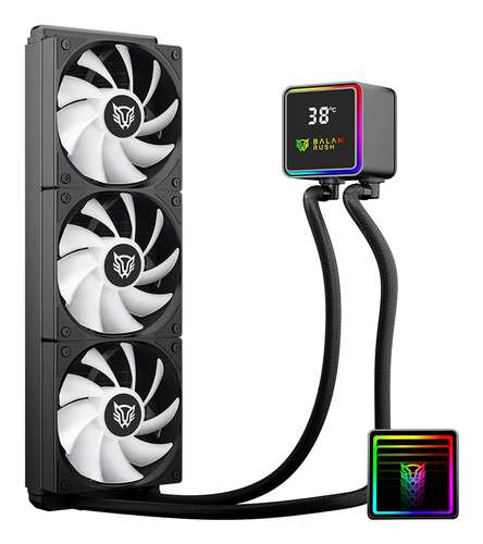 Miniatura 2 de Enfriamiento Liquido  BAMLAM RUSH CRYO PRISM 360 BLACK  Sistema de enfriamiento de Aire