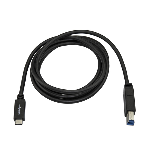 Miniatura 2 de Cable USB StarTech.com USB315CB2M USB C a USB B, 5000 Mbit/s, Negro