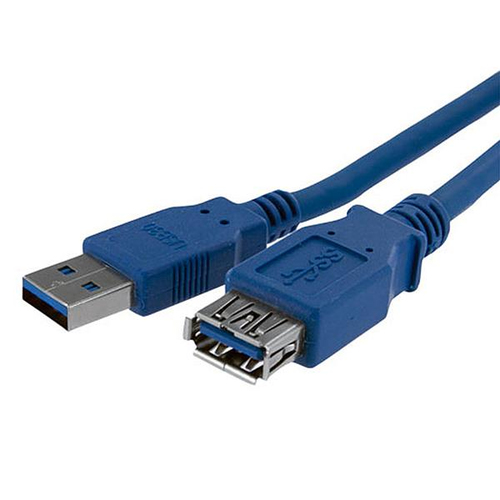 EXTENSOR StarTech.com 1 m, USB A a USB A, 5000 Mbit/s, Azul