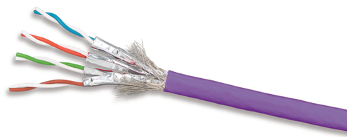 Bobina Siemon Cat.7A S/FTP LS0H 305m Cat7a, 305 m, S/FTP (S-STP), Violeta