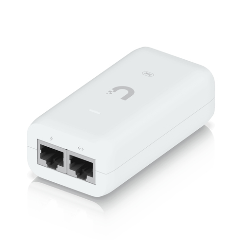 Miniatura 3 de Adaptador PoE Ubiquiti U-POE, Gigabit Ethernet, Active PoE, Blanco, Estado, 48 V, 15 W