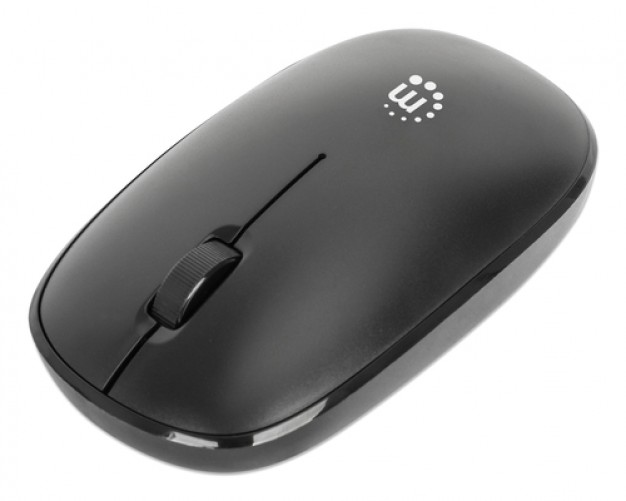 Mouse Manhattan MW3050 Óptico, 3 Botones, 1200 DPI, 10 m, Negro