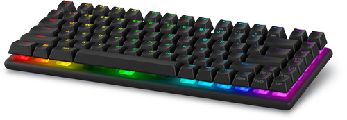 Teclado Alienware Pro Wireless Gaming Keyboard Inalámbrico y alámbrico, USB + RF Wireless + Bluetooth, Interruptor mecánico, LED RGB, Negro