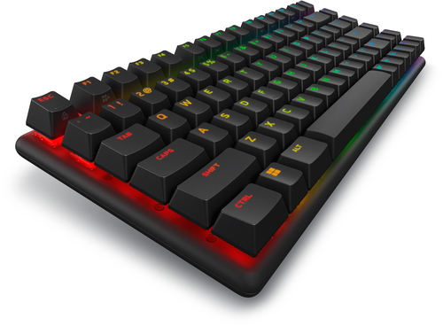 Miniatura 4 de Teclado Alienware Pro Wireless Gaming Keyboard Inalámbrico y alámbrico, USB + RF Wireless + Bluetooth, Interruptor mecánico, LED RGB, Negro