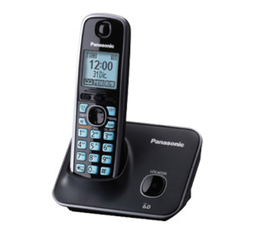 Teléfono Panasonic KX-TG4111ME Identificador de llamadas, Negro