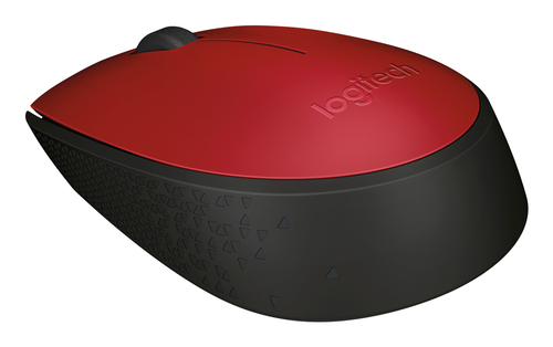 Miniatura 3 de Mouse Logitech M170 3 Botones, RF inalámbrico, 10 m, Negro, Rojo