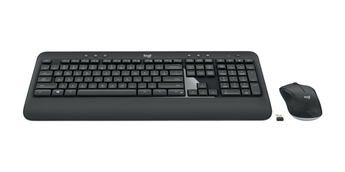 Miniatura 4 de Teclado Inalámbrico Logitech 920-008673 Español, Tamaño completo (100%), 10 m, Teclado numérico, Negro