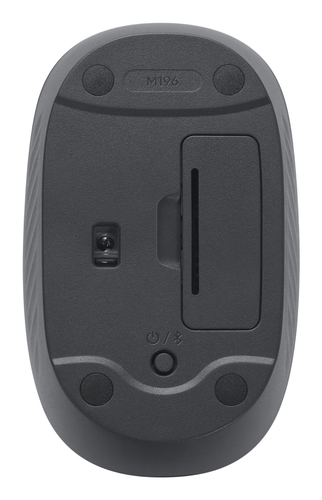 Miniatura 2 de Mouse Logitech M196 Óptico, 3 Botones, 1000 DPI, Bluetooth, 10 m, Grafito