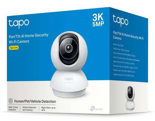 Miniatura 2 de Cámara IP TP-Link Tapo C230 5 MP, Foco, Wifi, MicroSD, Interior, Blanco