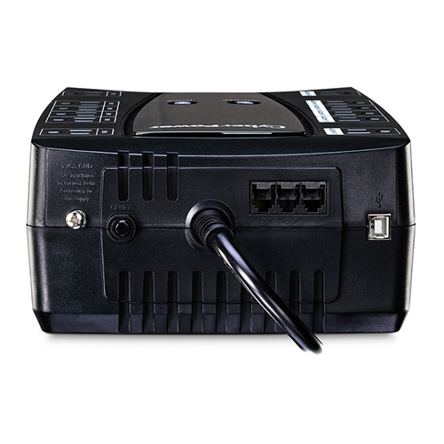 Miniatura 3 de No Break CyberPower AVRG750LCD 0.75 kVA / 450 W, 1030 J, Entrada 148 V, 12 salidas AC, Negro