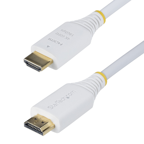 Miniatura 5 de Cable Hdmi StarTech.com HDMI2-CABLE-4K60-6FW V. 2.0, Canal Ethernet, 1.8 m, 18 Gbit/s, 1080p, 1440p, 2160p, Blanco