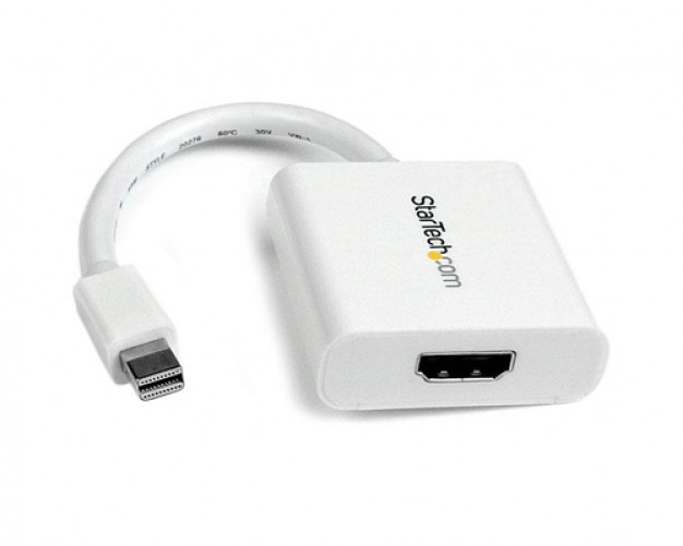 Adaptador vídeo StarTech.com Mini-DisplayPort a HDMI, 0.12 m, Blanco