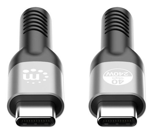 Miniatura 3 de Cable USB Manhattan USB C a USB C, Negro