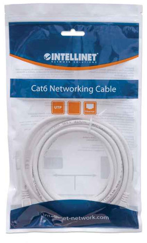 Miniatura 4 de Patchcord Intellinet Cable de red, Cat6, UTP Cat6, 7.5 m, Blanco