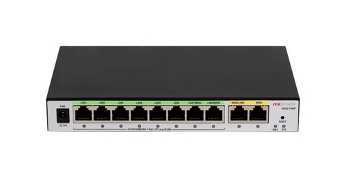 Ruteador Alambrico Hikvision DS-3WG210GP-SI Gigabit Ethernet, 10 RJ-45