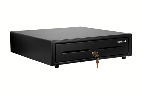 Miniatura 2 de Cajón de dinero TechZone TZBE5B8M100, Cajón electrónico de dinero, Negro, 410 mm, 415 mm, 100 mm, 6.6 kg