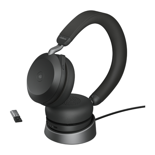 Miniatura 2 de Audífonos Jabra Evolve2 75 Diadema, Inalámbrico, USB, Bluetooth, Negro