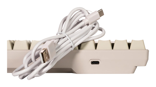 Miniatura 2 de Teclado Naceb Technology Español, Alámbrico, USB, Interruptor mecánico, LED RGB, Blanco