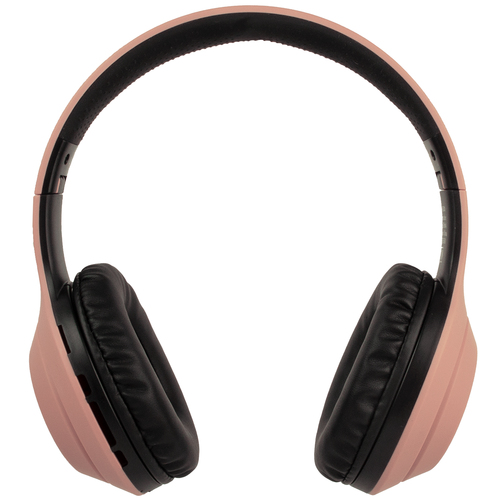 Audífonos Perfect Choice PC-116530 Diadema, Inalámbrico, Bluetooth, Negro, Rosa