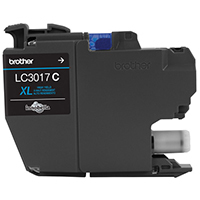 Cartucho de tinta Brother LC-3017C Original, Cian, Alto rendimiento (XL)