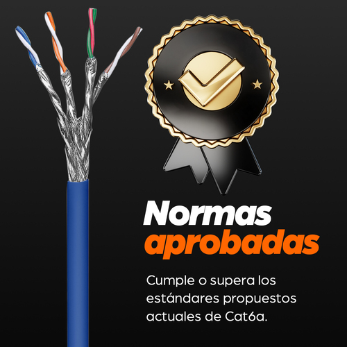 Miniatura 2 de Bobina Intellinet Cat6a, 305 m, F/UTP (FTP), Azul