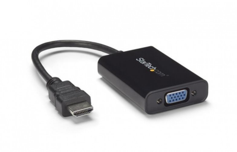Adaptador vídeo StarTech.com Cable Adaptador Externo Convertidor de Video y Audio HDMI a VGA - 1920x1200, 1920 x 1080 Pixeles, 720p, 1080p, 60 Hz, Negro, Convertidor de video activo, 0 - 60 °C