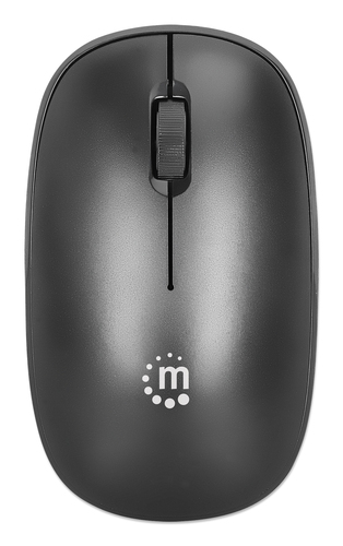 Miniatura 4 de Mouse Manhattan MW3050 Óptico, 3 Botones, 1200 DPI, 10 m, Negro