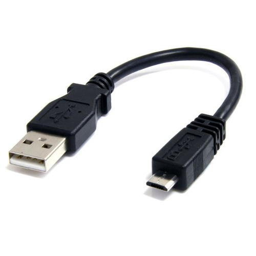 Cable USB StarTech.com USB A a Micro-USB B, 480 Mbit/s, Negro