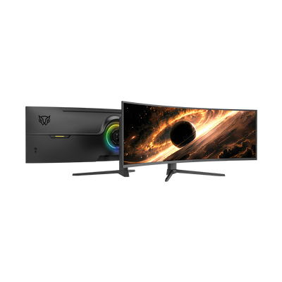 Miniatura 5 de Monitor Balam Rush BR-944144 LED, 49", Dual QHD, VA, 120 Hz, 1 ms, FreeSync, NVIDIA G-SYNC, Negro