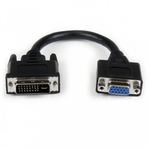 Adaptador vídeo StarTech.com DVI-I a VGA, 0.203 m, Negro