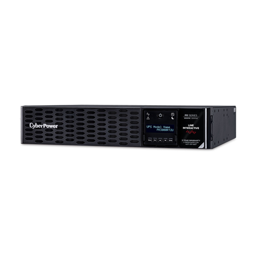 Miniatura 4 de No Break CyberPower PR3000RT2U 3 kVA / 3000 W, 2430 J, Entrada 155 V, 9 salidas AC, Negro