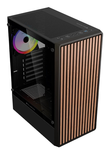 Miniatura 4 de Gabinete Balam Rush BR-943949 Midi Tower, PSU No, Vent. 3x 120 mm, Vent. 1x 120 mm, Negro, Madera