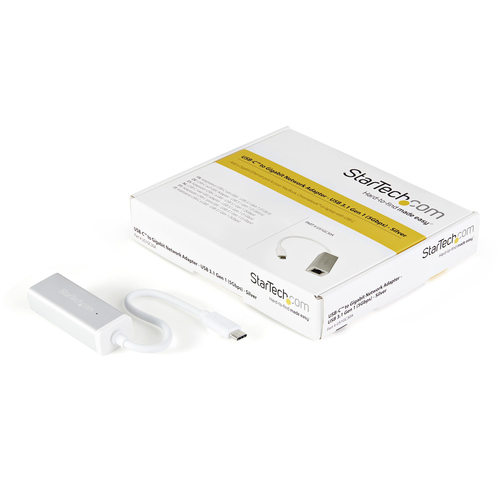 Miniatura 2 de Tarjetas de red StarTech.com USB, RJ-45 1, 5000 Mbit/s, Alámbrico, Plata