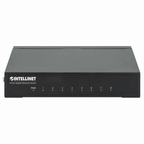Miniatura 4 de Switch Intellinet RJ-45 8, Gigabit Ethernet (10/100/1000), Negro