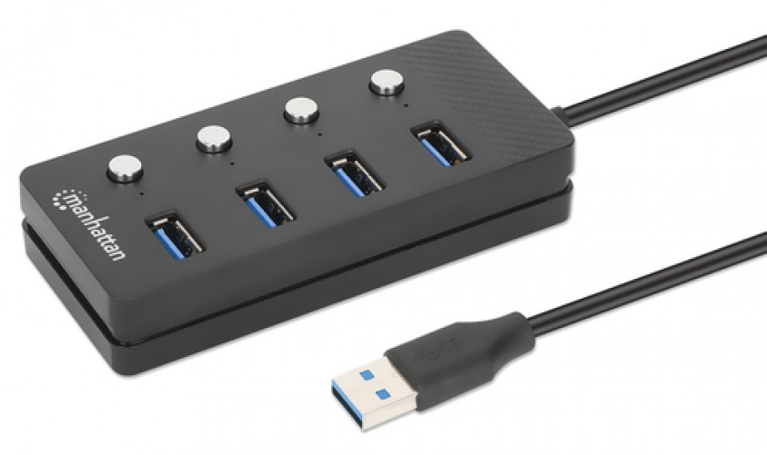 Docking Station Manhattan 180887 USB 3.2 Gen 1 (3.1 Gen 1) Type-A, USB A 4