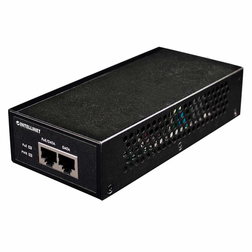 Adaptador PoE Intellinet Inyector PoE+ Gigabit de Alta Potencia 10,100,1000 Mbit/s, IEEE 802.3, IEEE 802.3ab, IEEE 802.3af, IEEE 802.3at, IEEE 802.3u, 2RJ-45