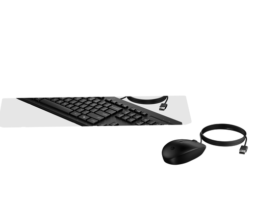 Miniatura 5 de Kit Teclado y Mouse HP USB, Plunger key switch, Alámbrico, 1200 DPI, Negro