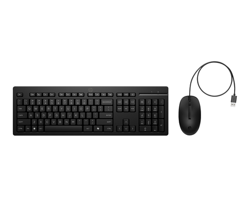 Miniatura 3 de Kit Teclado y Mouse HP USB, Plunger key switch, Alámbrico, 1200 DPI, Negro